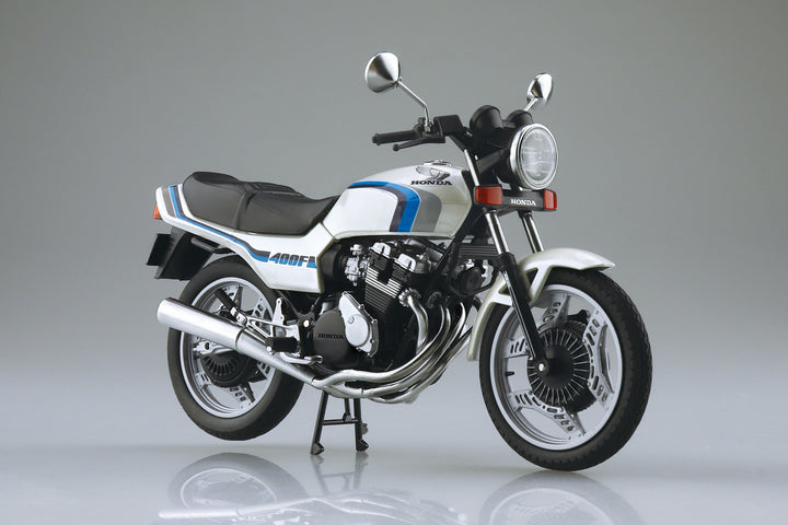 1/12 完成品バイク Honda CBX400F パールシェルホワイト (CBX550F Ver.)