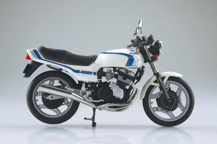 1/12 完成品バイク Honda CBX400F パールシェルホワイト (CBX550F Ver.)