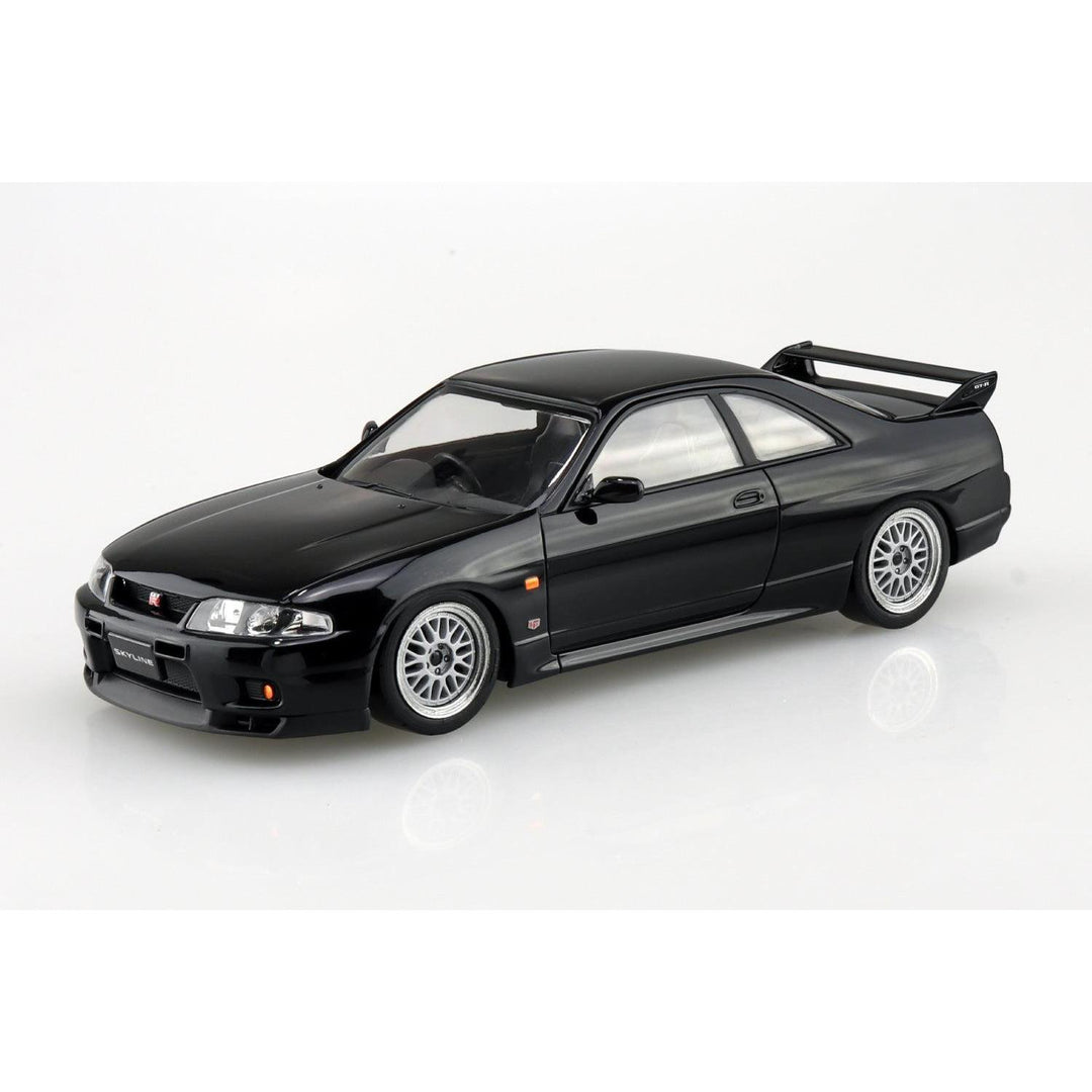 1/32 楽プラ スナップキット ニッサン R33スカイラインGT-R カスタムホイール(ブラック)
