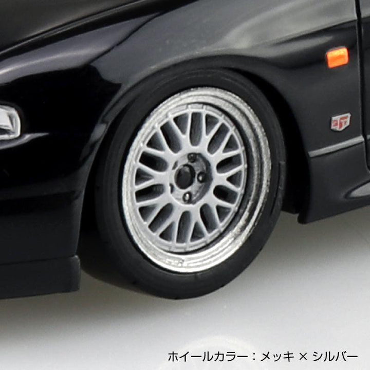1/32 楽プラ スナップキット ニッサン R33スカイラインGT-R カスタムホイール(ブラック)