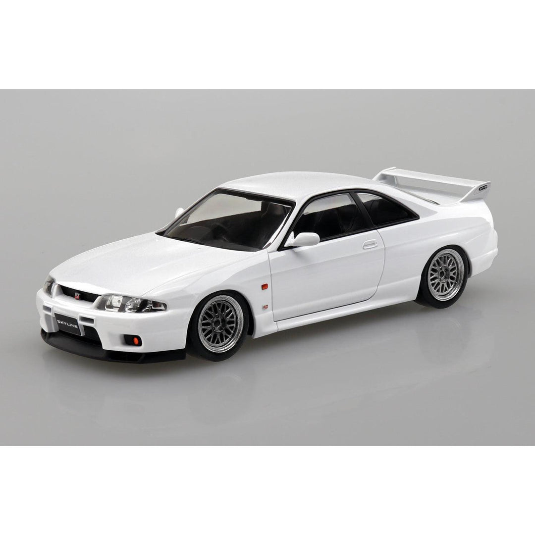 1/32 楽プラ スナップキット ニッサン R33スカイラインGT-R カスタムホイール(ホワイト)
