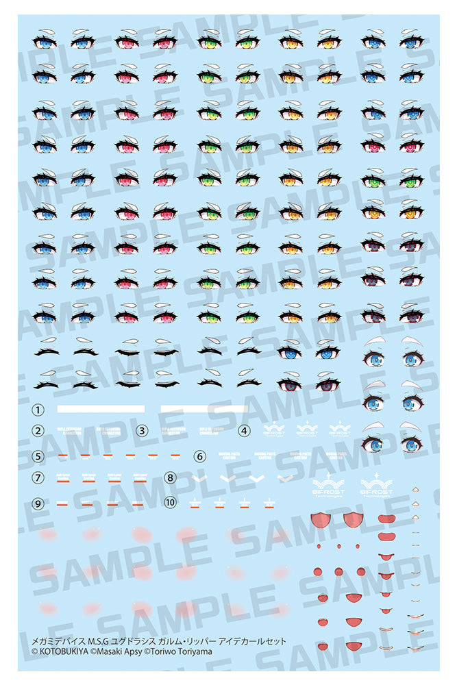 メガミデバイスM.S.G ユグドラシス ガルム・リッパー アイデカール