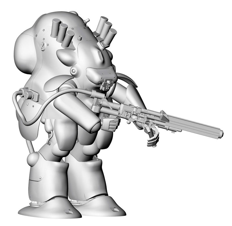 ロボットバトルV(ファイブ) 重装甲戦闘服 MK44G-6 ゴールドナイト 1/20スケール