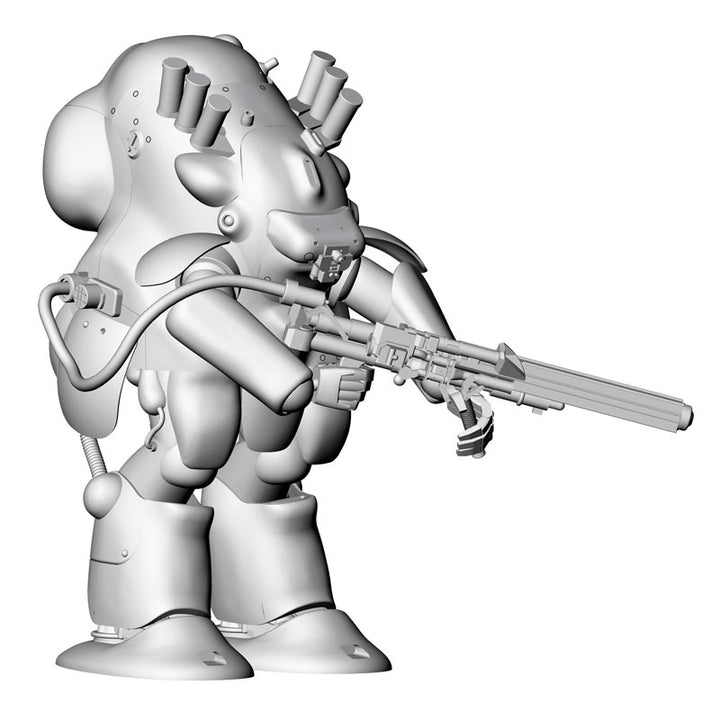 ロボットバトルV(ファイブ) 重装甲戦闘服 MK44G-6 ゴールドナイト 1/20スケール