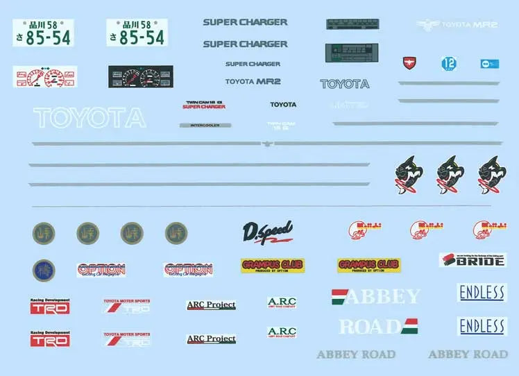 1/24 ハイソカーシリーズ MR-2 スーパーチャージャー(ハイソカーバージョン)