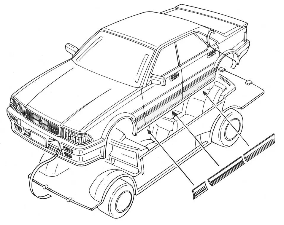 1/24 ハイソカーシリーズ MR-2 スーパーチャージャー(ハイソカーバージョン)
