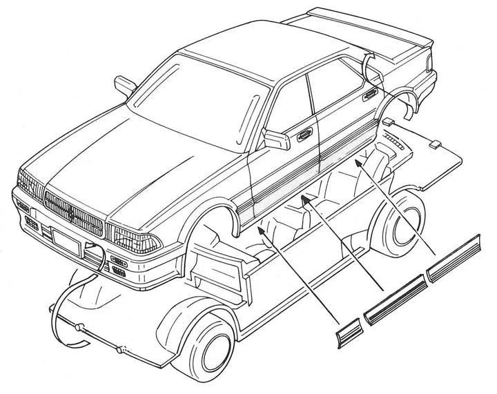 1/24 ハイソカーシリーズ MR-2 スーパーチャージャー(ハイソカーバージョン)