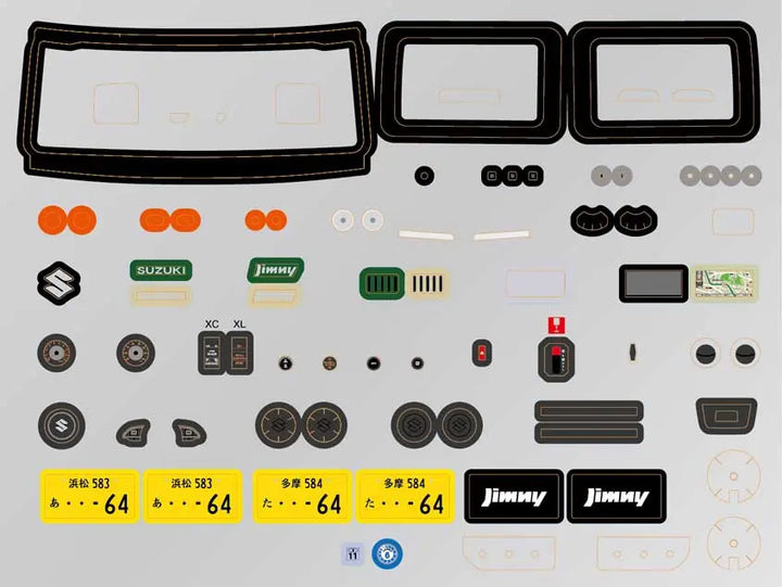1/24 スズキ ジムニーJB64(シフォンアイボリーメタリック/ブラック2トーンルーフ)