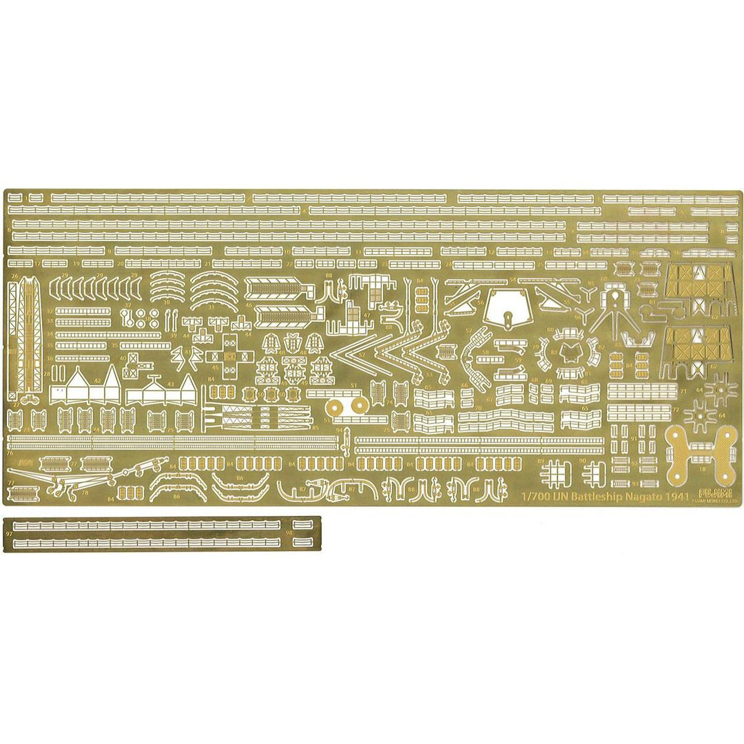 1/700 日本海軍戦艦 長門 専用エッチングパーツ