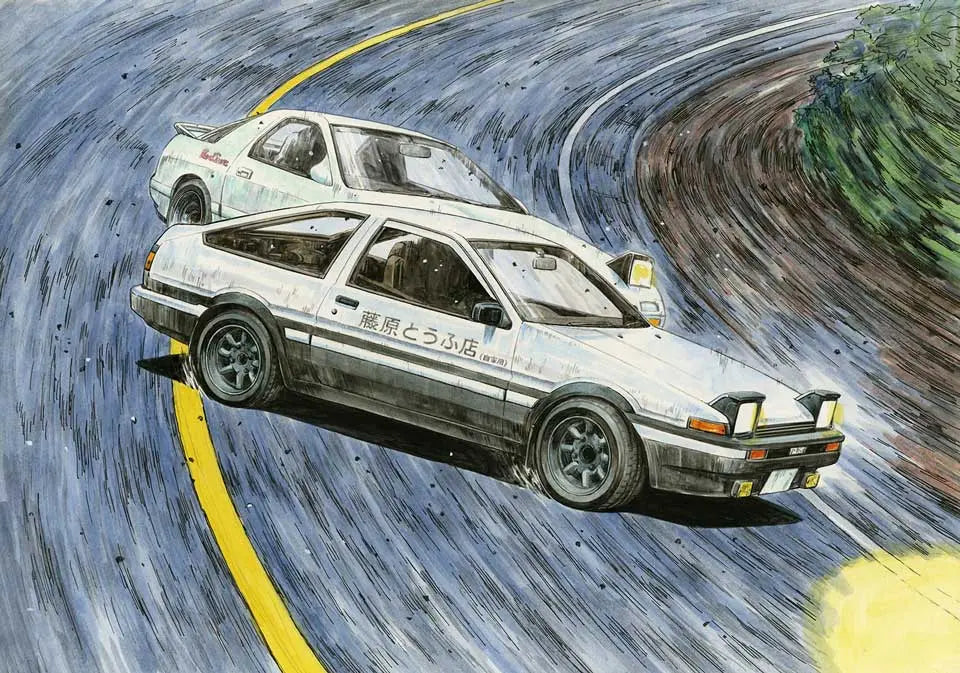 1/24 頭文字D トレノ前期型1600GT APEXAE86藤原拓海