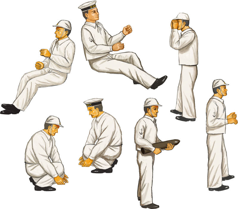 1/350 艦船モデルシリーズ 日本海軍高速戦艦 金剛(帝国海軍乗組員フィギュア付き)