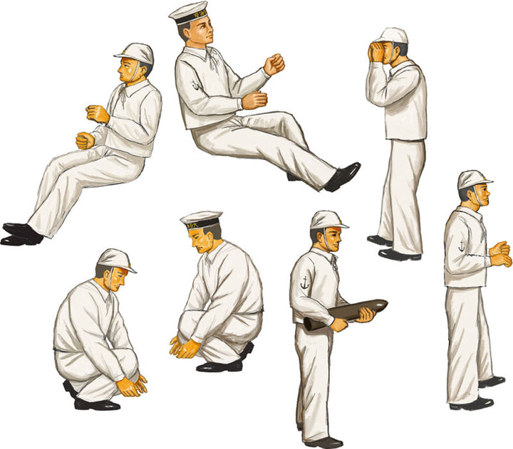 1/350 艦船モデルシリーズ 日本海軍高速戦艦 金剛(帝国海軍乗組員フィギュア付き)