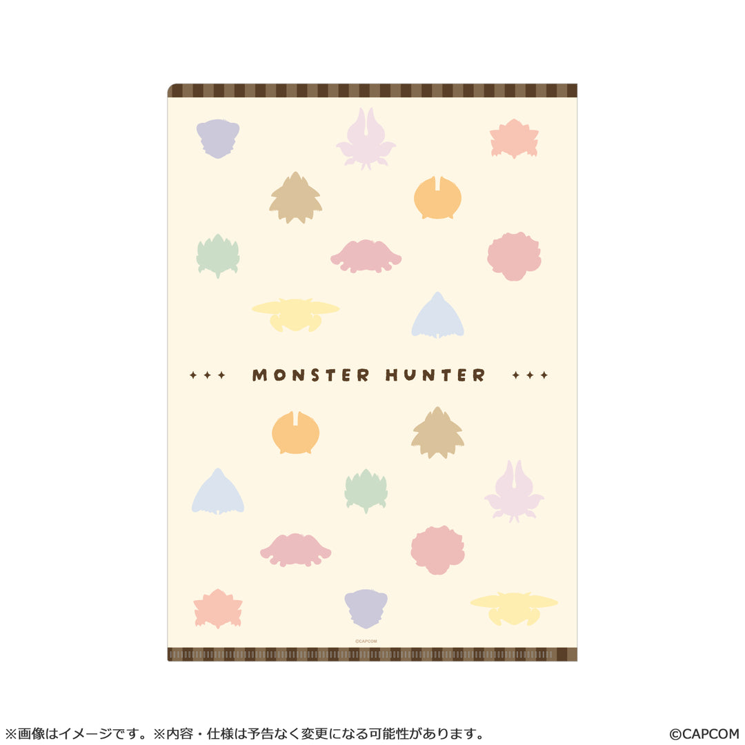 モンでふぉ クリアファイル 総柄