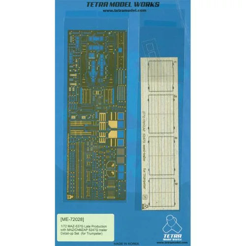 1/72 MEシリーズ MAZ-537G後期型トラクター&ChMZAP 5247Gセミトレーラー(TR社)用