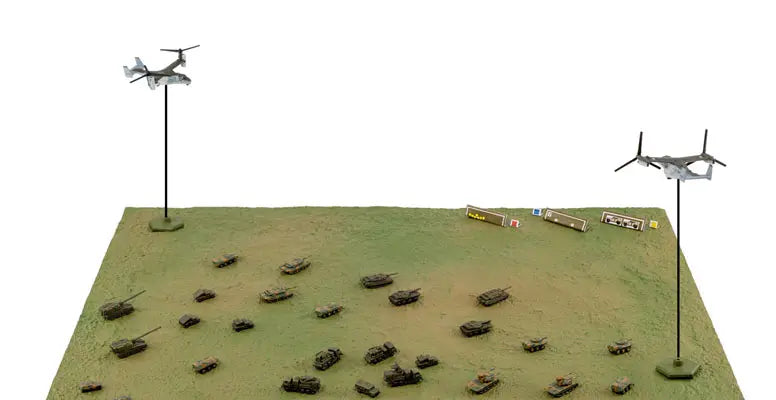 1/700 陸上自衛隊富士総合火力演習(状況開始)