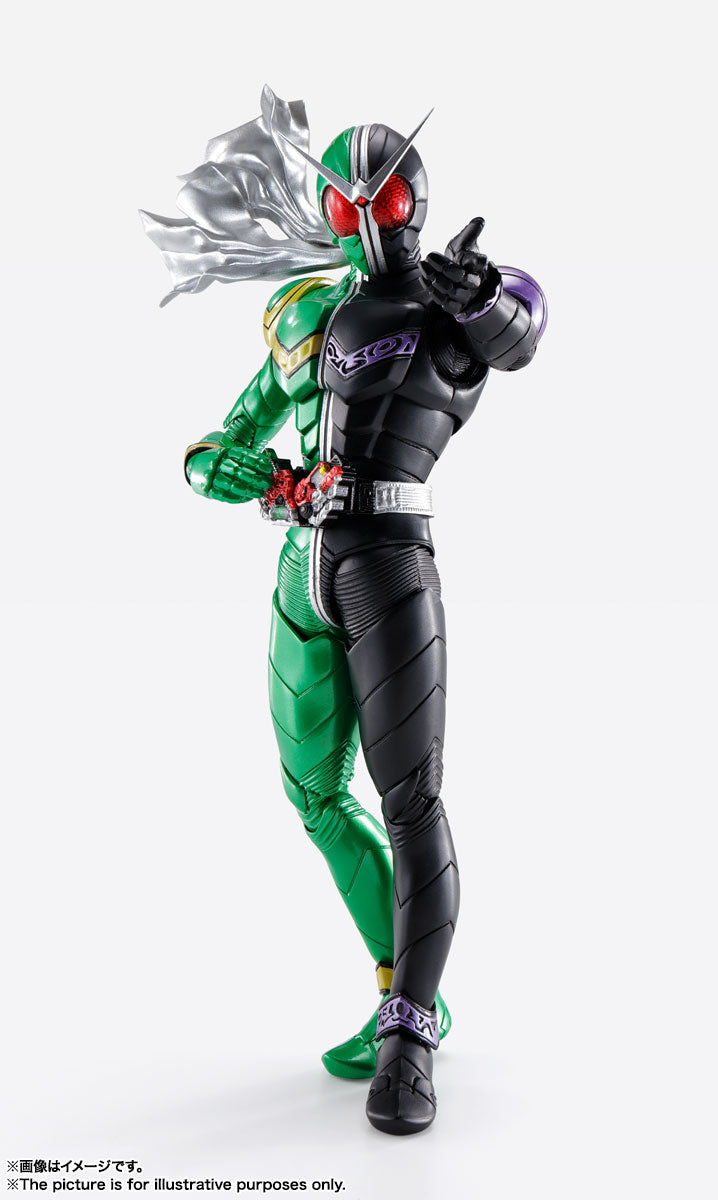 【再販】S.H.Figuarts(真骨彫製法) 仮面ライダーW サイクロンジョーカー 風都探偵アニメ化記念(再販版)