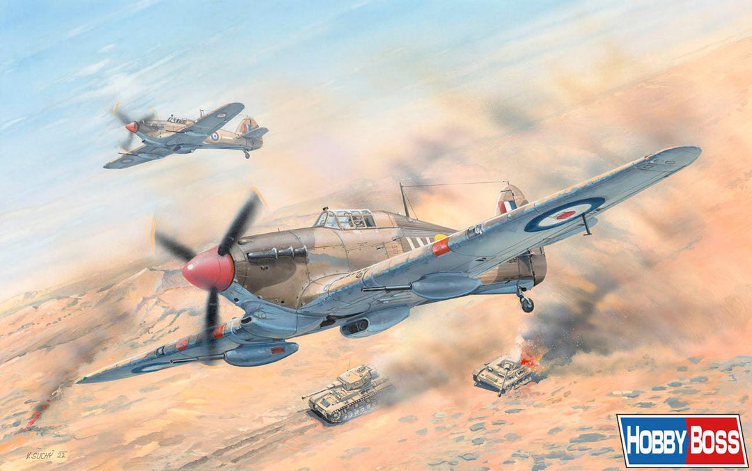 1/48 ファイティングヴィークル イギリス空軍 ハリケーンMk.ⅡD/TROP
