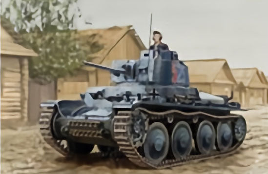 1/16 ドイツ 38(t)戦車 E/F型