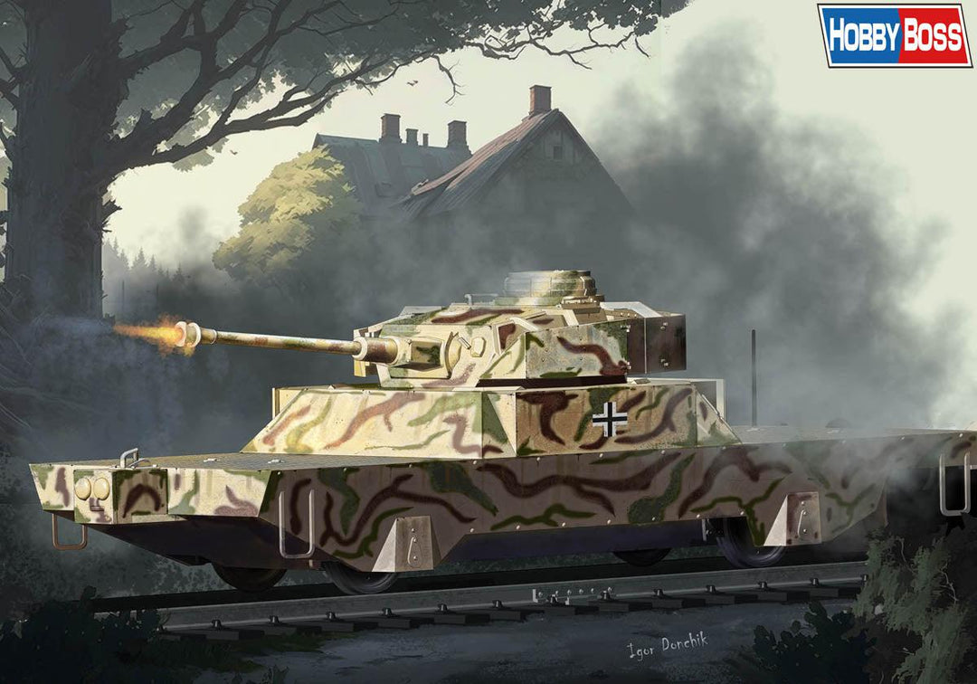 1/72 ファイティングヴィークル ドイツ装甲列車  編成BP-44/砲車 Ⅱ型