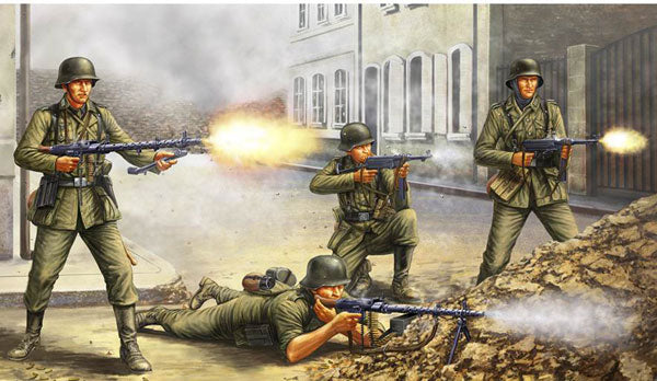 1/35 ドイツ歩兵セット“集中砲火”