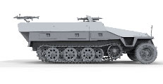 1/35 ドイツ Sd.Kfz.251/1 Ausf.D 装甲兵員輸送車型