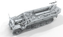 1/35 ドイツ Sd.Kfz.251/1 Ausf.D 装甲兵員輸送車型