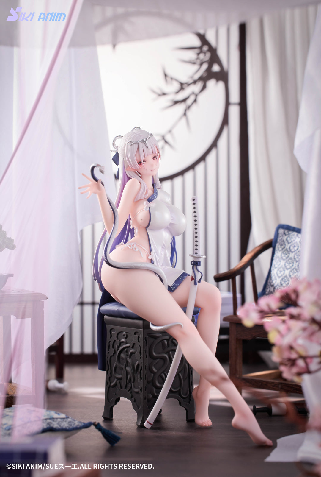 青白蛇のイロ 完成品フィギュア 1/7スケール