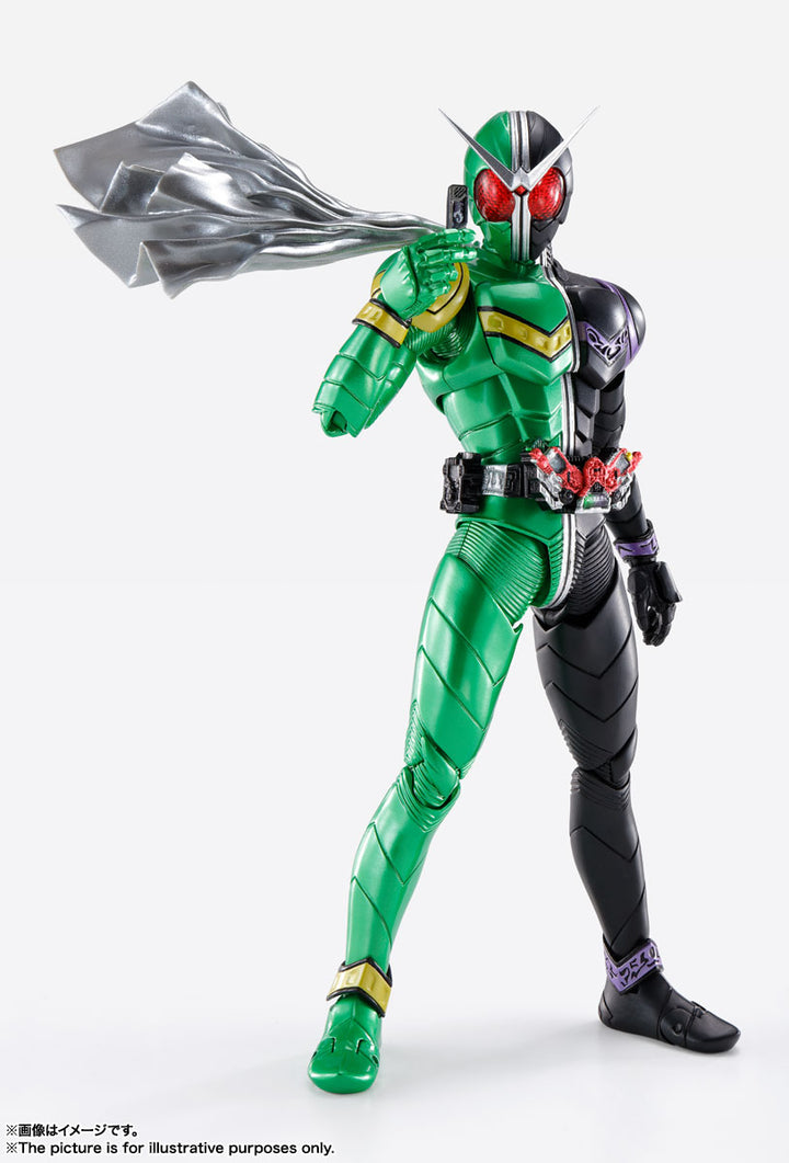 【再販】S.H.Figuarts(真骨彫製法) 仮面ライダーW サイクロンジョーカー 風都探偵アニメ化記念(再販版)
