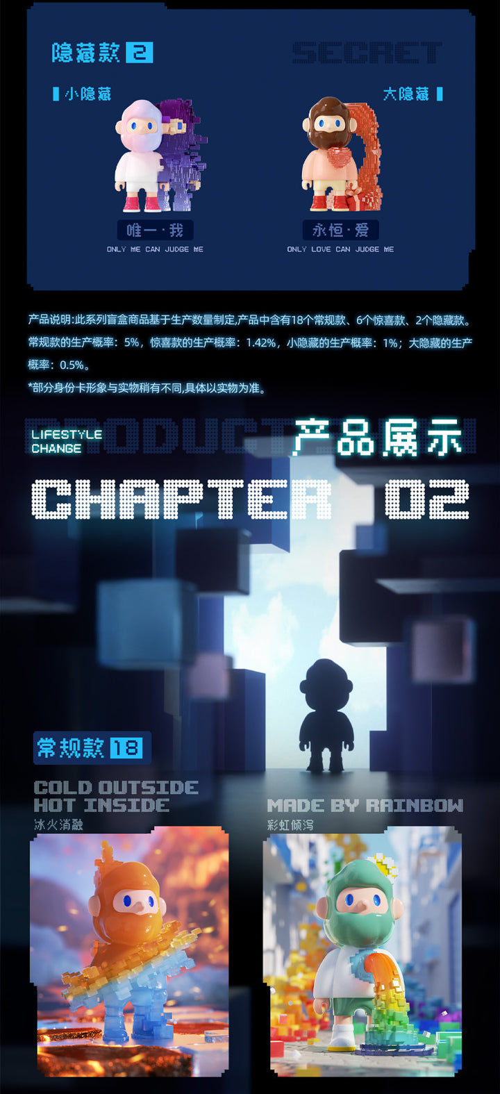 (単品販売)BOB 次世代・ピクセル・ユニバーサ ブラインドボックス