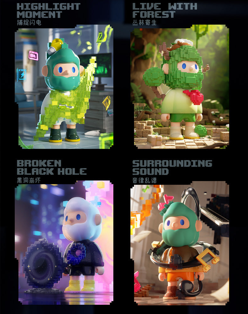 (単品販売)BOB 次世代・ピクセル・ユニバーサ ブラインドボックス