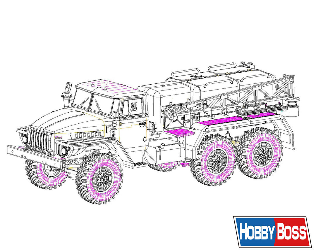 1/72 ファイティングヴィークル ロシア URAL-4320 APA-5D 航空電源車