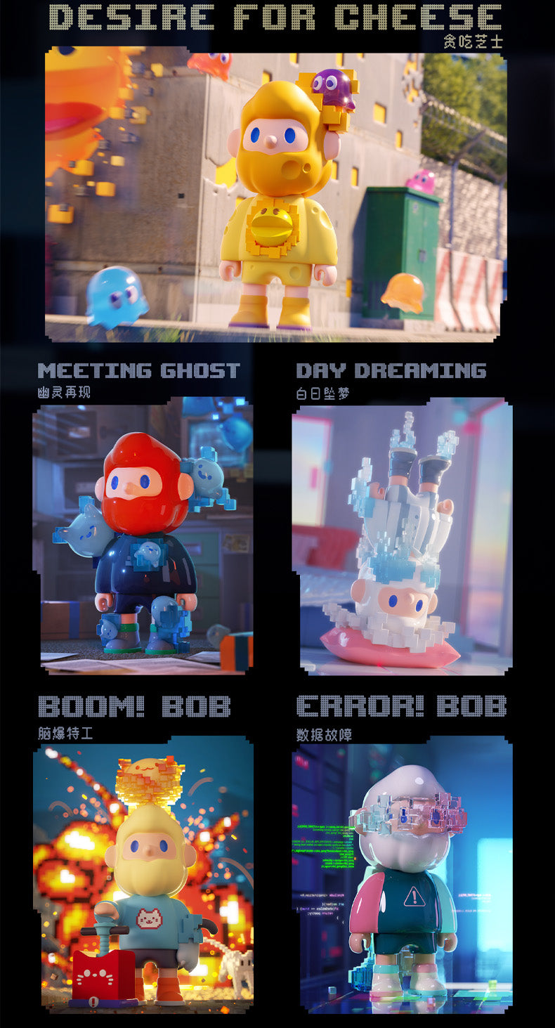 (単品販売)BOB 次世代・ピクセル・ユニバーサ ブラインドボックス