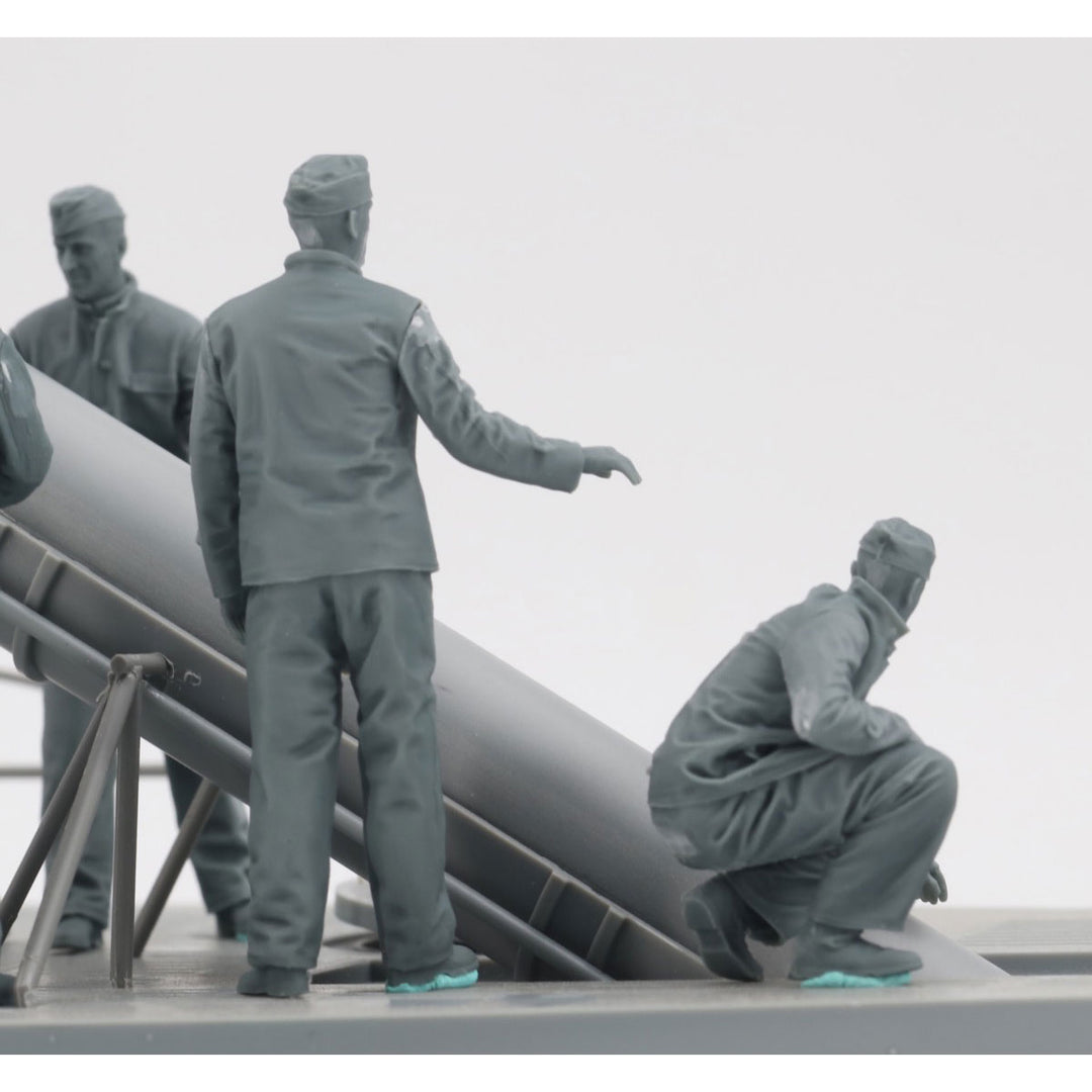 1/35 ドイツ海軍潜水艦乗組員 & 指揮官 (5体セット)