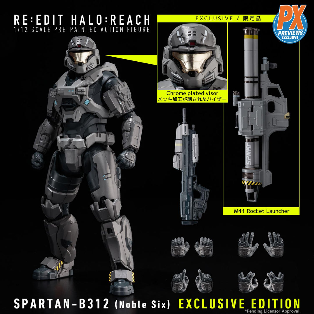 RE:EDIT SPARTAN-B312 (Noble Six) EXCLUSIVE EDITION 1/12スケール