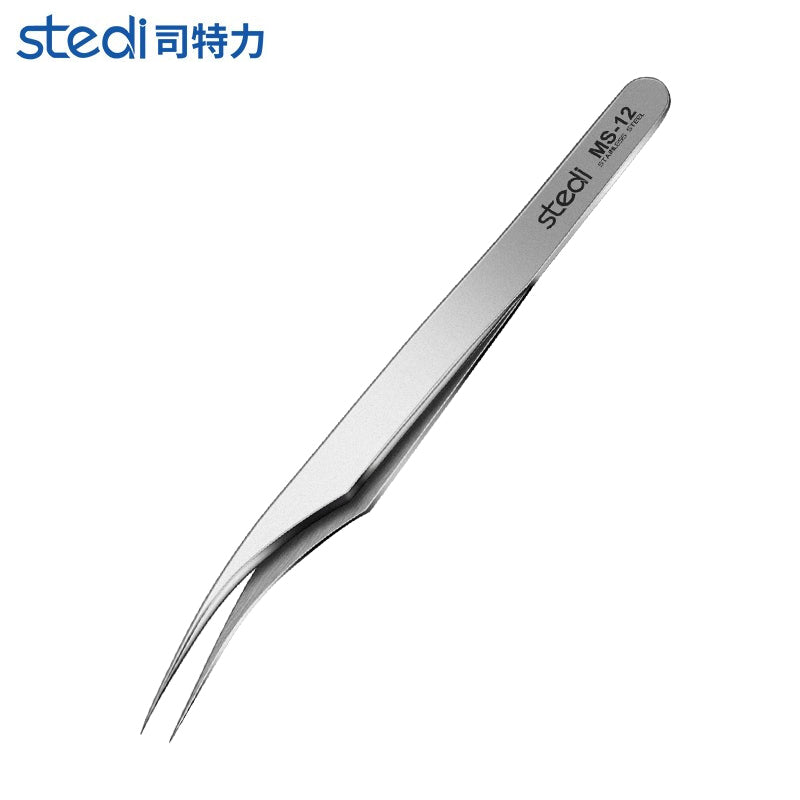MS-12 先曲がりピンセット1個入り
