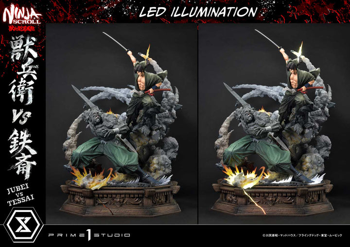 アルティメットプレミアムマスターライン 獣兵衛 VS 鉄斎 DX版 1/4スケール