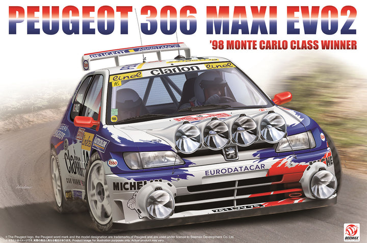 【再販】1/24 プジョー 306 MAXI EVO2 1998 モンテカルロラリー クラスウィナー