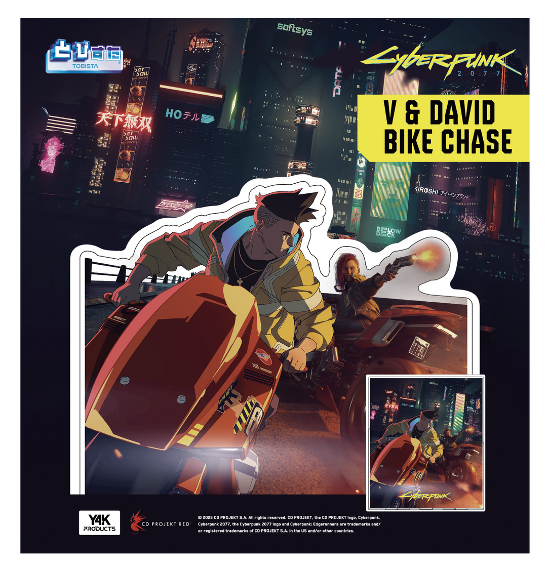 とびすた Cyberpunk 2077 & Edgerunners(V & DAVID BIKE CHASE)