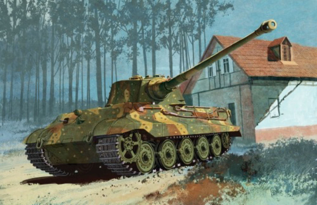1/35 WW.II ドイツ軍 キングタイガー ヘンシェル砲塔 最後期型 w/輸送用履帯