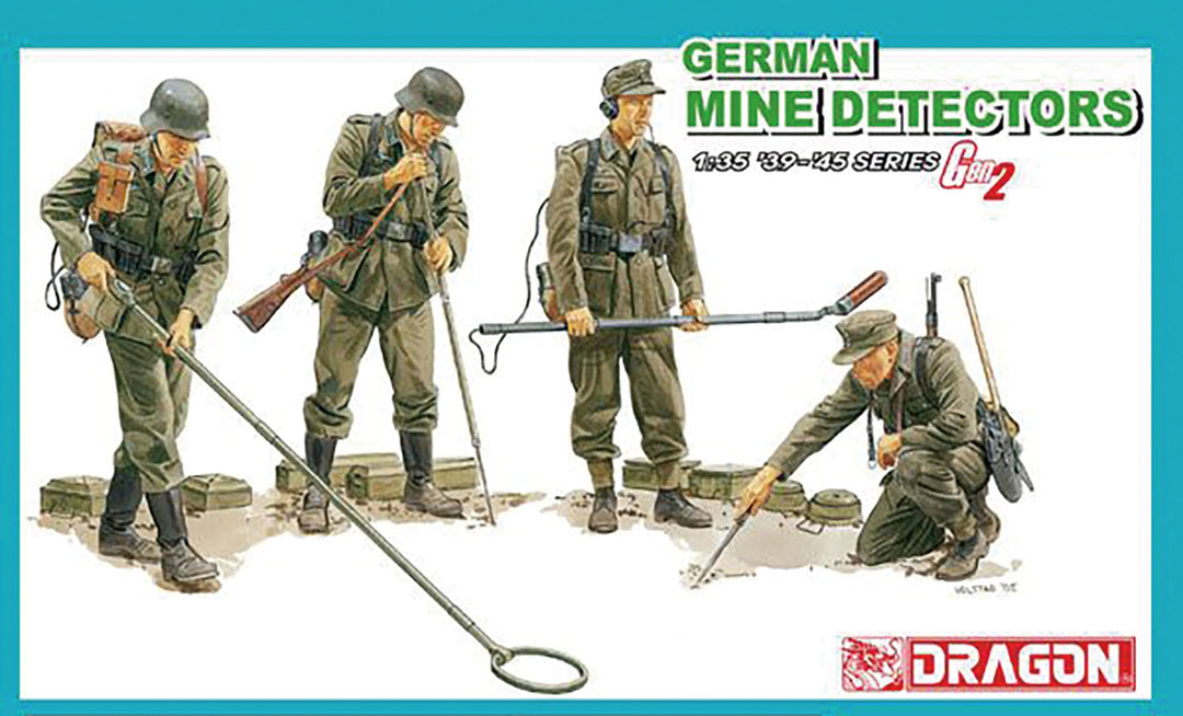 1/35 WW.II ドイツ軍 地雷処理チーム フィギュア4体セット