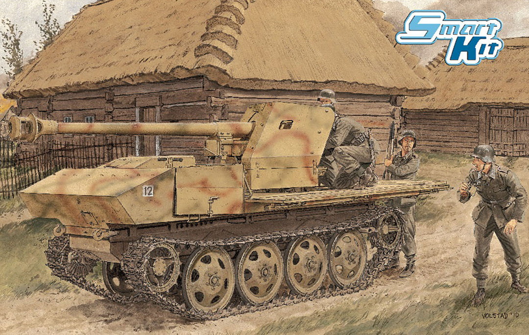 1/35 WW.II ドイツ軍 7.5cmPaK40/4搭載型 RSO マジックトラック/アルミ砲身/3Dプリントマズルブレーキ付属 豪華仕様