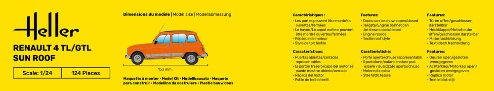 1/24 ルノー4 TL/GTL サンルーフ