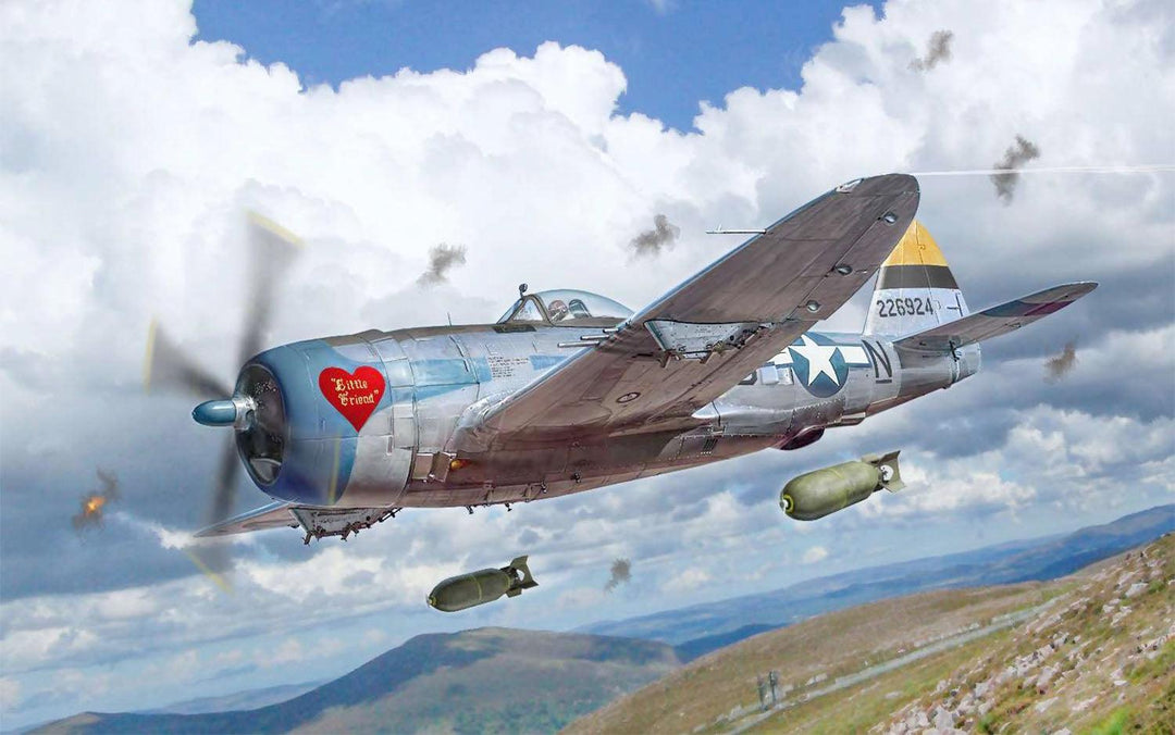 1/48 WW.II アメリカ軍 P-47D サンダーボルト ヨーロッパ戦線