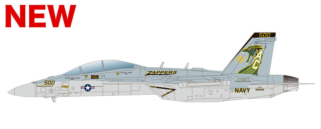 1/48 アメリカ海軍 電子戦機 EA-18G グラウラー VAQ-130 ザッパーズ