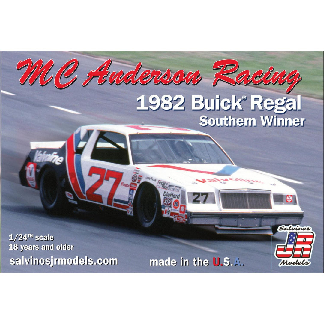 Salvinos JR Models(サルビノス J・R モデル) NASCAR 1982 サザン500ウイナー MC アンダーソンレーシング ビュイック・リーガル #27 "ケール・ヤーボロー" 1/24スケール 未塗装組立キット