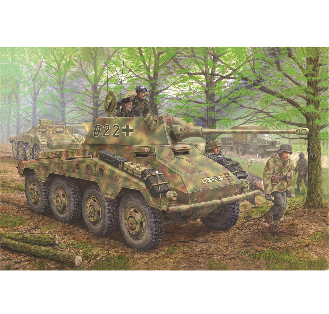 DRAGON(ドラゴン) WW.II ドイツ軍 8輪重装甲偵察車 Sd.Kfz.234/2 プーマ プレミアムエディション 1/35スケール 未塗装組立キット