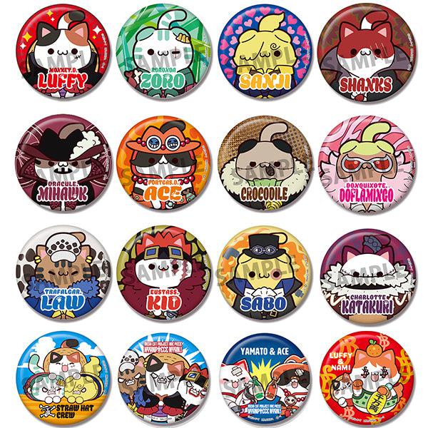 [BOX販売]MEGA CAT PROJECT ワンピース ニャンピースニャーン！ 缶バッジコレクション -16個入りBOX-