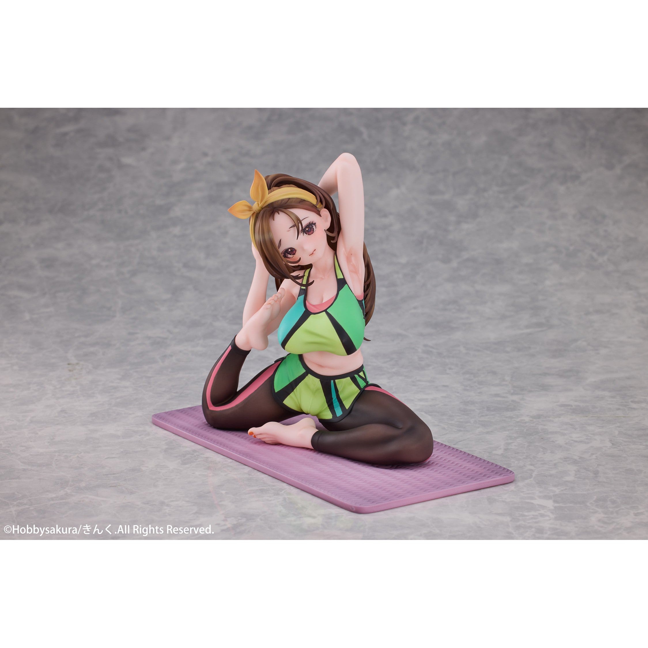 希少 非売品 レスミルズ BTSJ ボディヒーリング ヨガ バナー フラッグ ヨガ少女 illustration by きんく 1/7スケール – SOOTANG HOBBY