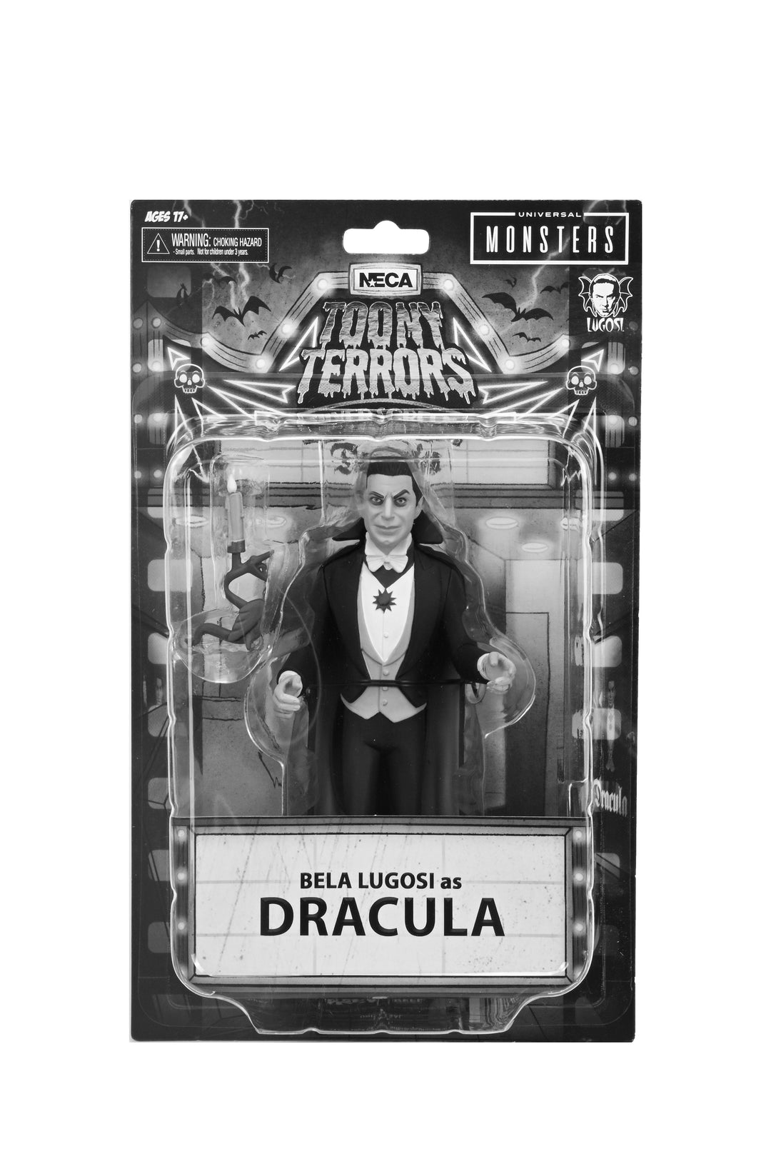 トゥーニーテラーズ ユニバーサルモンスターズ スタイライズド 6インチ アクションフィギュア 4種セット（シルバースクリーン エディション）