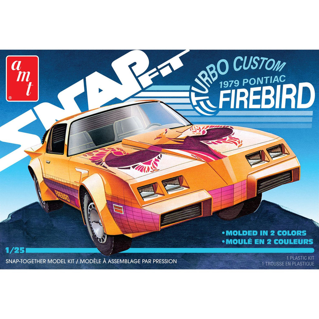 AMT(エーエムティー) 1979 ポンティアック ファイアーバード ターボカスタム スナップキット 1/25スケール 未塗装組立キット